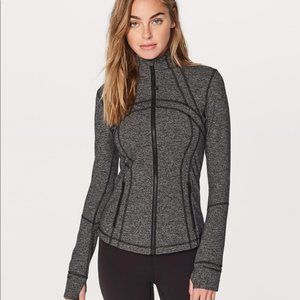 Lululemon Define Jacket Heathered Black Gray sz 2